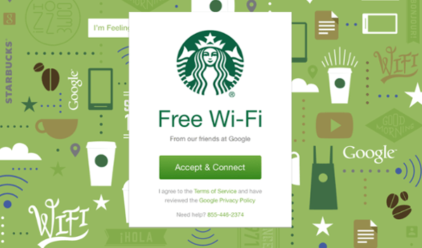 Starbucks Captive Portal